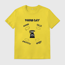 Мужская футболка День телефона