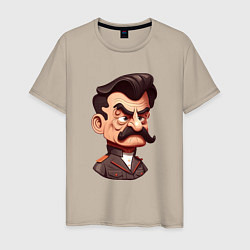 Мужская футболка Сталин мультяшный