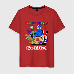 Мужская футболка Радужные друзья - монстры Роблокс