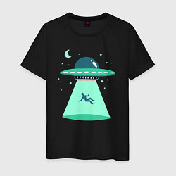 Мужская футболка Похищение НЛО