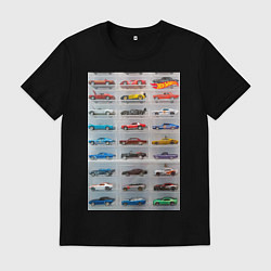 Мужская футболка Hot Wheels - collection Автомобили на полке