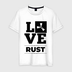Мужская футболка Rust love classic