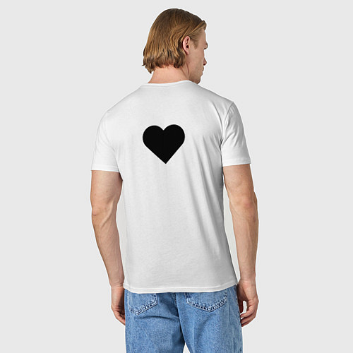 Мужская футболка Любить / Белый – фото 4