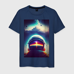 Мужская футболка Астронавт на орбите