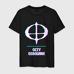 Мужская футболка Ozzy Osbourne glitch rock