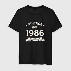 Мужская футболка Винтаж 1986 ограниченный выпуск