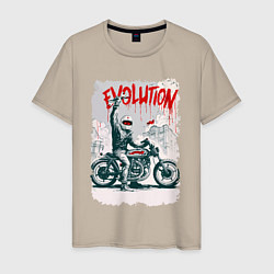 Мужская футболка Evolution - motorcycle