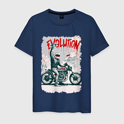 Мужская футболка Evolution - motorcycle