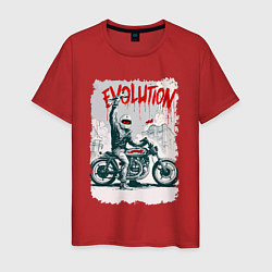 Мужская футболка Evolution - motorcycle