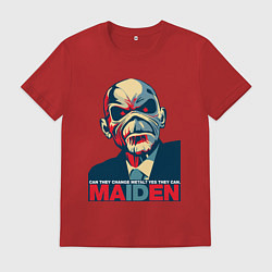 Футболка хлопковая мужская They can change metal, цвет: красный