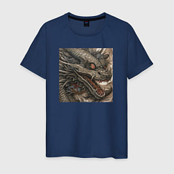 Мужская футболка Дракон в стиле Irezumi