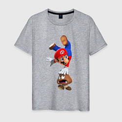 Мужская футболка Марио на грибе