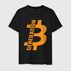 Мужская футболка Поколение биткоин