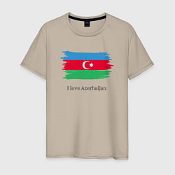 Мужская футболка I love Azerbaijan