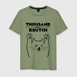 Мужская футболка Thousand Foot Krutch - rock cat