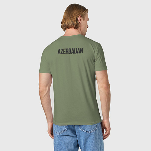 Мужская футболка Azerbaijan / Авокадо – фото 4