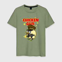 Мужская футболка Chicken Gun - игра