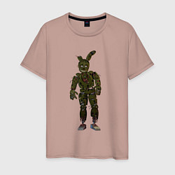 Мужская футболка Springtrap сломанный