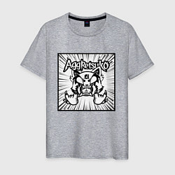 Мужская футболка Aggretsuko Rage