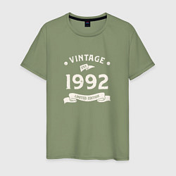 Мужская футболка Винтаж 1992 ограниченный выпуск