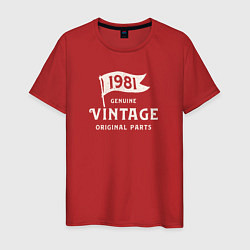 Мужская футболка 1981 подлинный винтаж - оригинальные детали