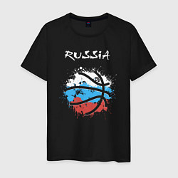 Мужская футболка Russia basketball