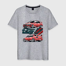 Мужская футболка Mitsubishi Lancer Evolution IX V1