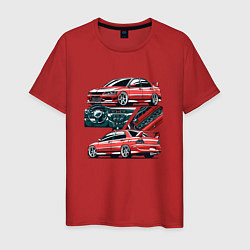 Мужская футболка Mitsubishi Lancer Evolution IX V1