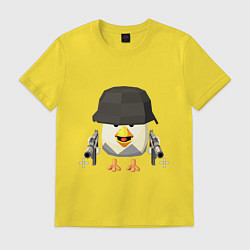 Мужская футболка Chicken Gun в каске