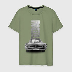 Мужская футболка Американский маслкар Pontiac GTO