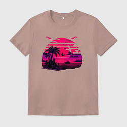 Мужская футболка Пляжное ретро