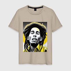 Мужская футболка Bob Marley Digital Art