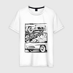 Мужская футболка Mercedes-Benz 300SL Roadster V2