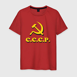 Мужская футболка СССР серп и молот