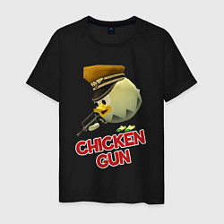 Мужская футболка Chicken Gun logo
