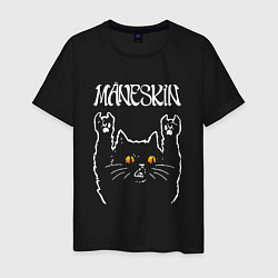 Мужская футболка Maneskin rock cat