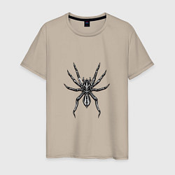 Мужская футболка Страшный паук