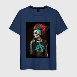 Мужская футболка Девушка анархистка