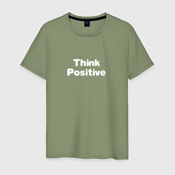 Мужская футболка Think positive