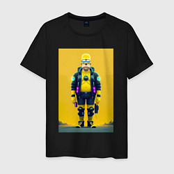 Мужская футболка Homer Simpson - cyberpunk