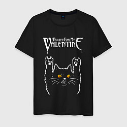 Мужская футболка Bullet For My Valentine rock cat