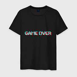 Мужская футболка Glitch game over