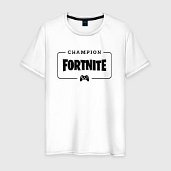 Мужская футболка Fortnite gaming champion: рамка с лого и джойстико