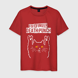 Мужская футболка Five Finger Death Punch rock cat