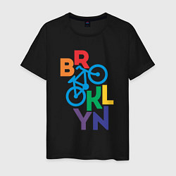 Мужская футболка Brooklyn bike