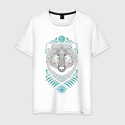 Мужская футболка Русский медведь - славянский символ