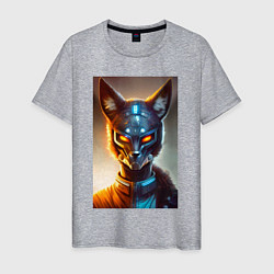 Мужская футболка Cyber-fox - neural network