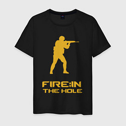 Мужская футболка Fire in the hole