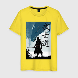 Мужская футболка Бусидо - кодекс самурая - Япония