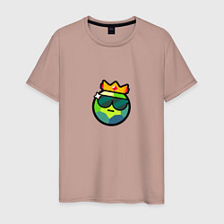 Мужская футболка Кристалл король - спрей Бравл старс